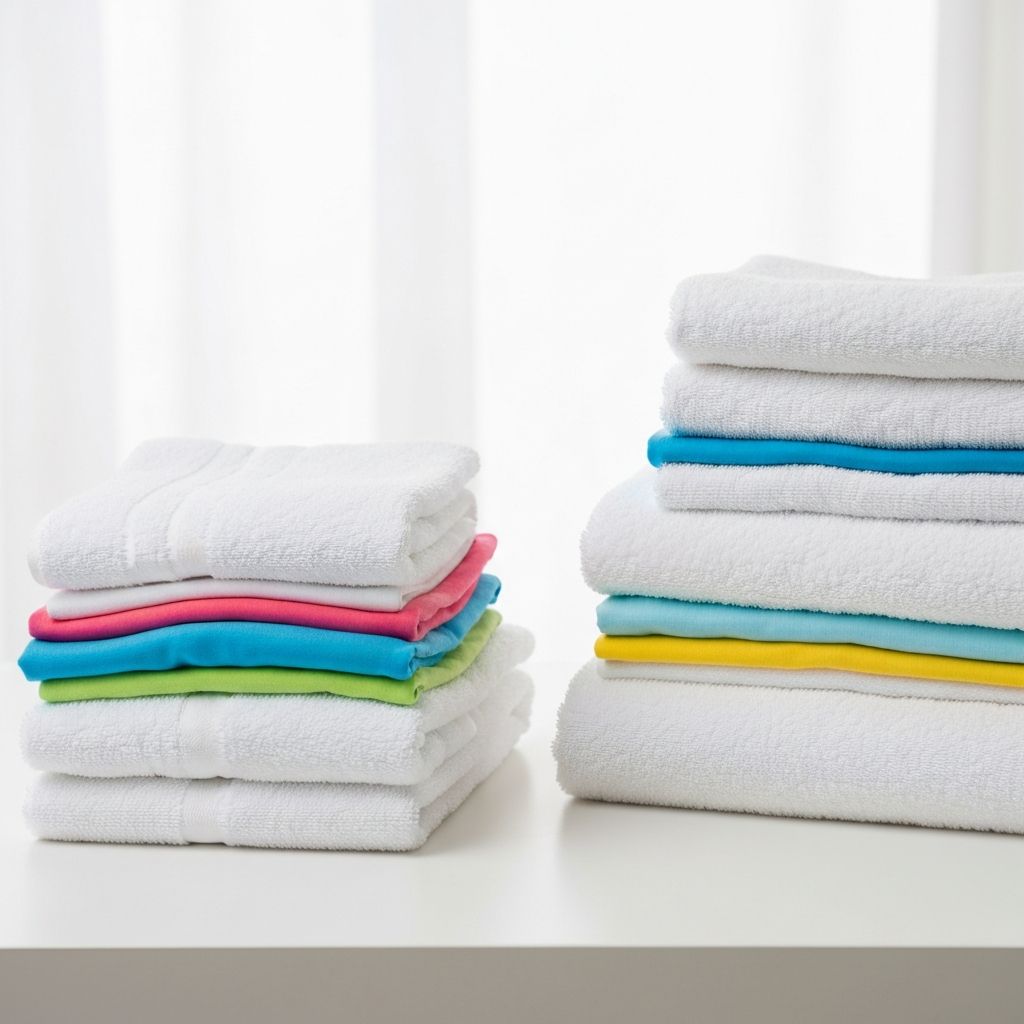 Ropa doblada y lista para entrega